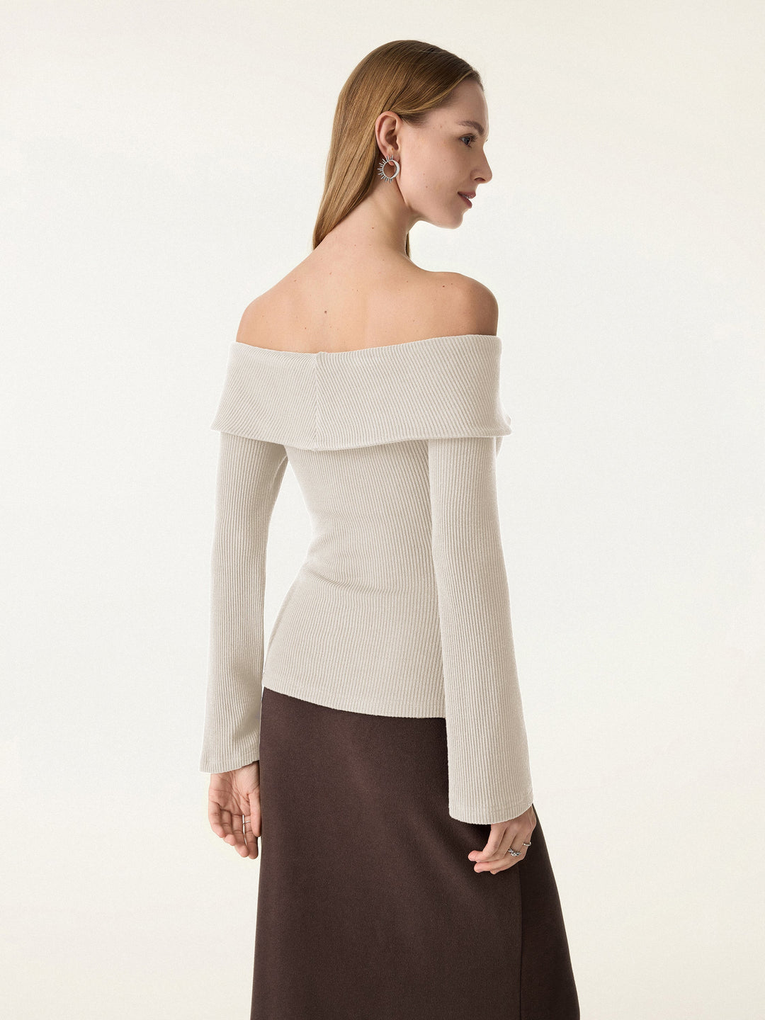 Naadmaastricht | Antislip BH met Metaalketting-Detail en Open Schouders