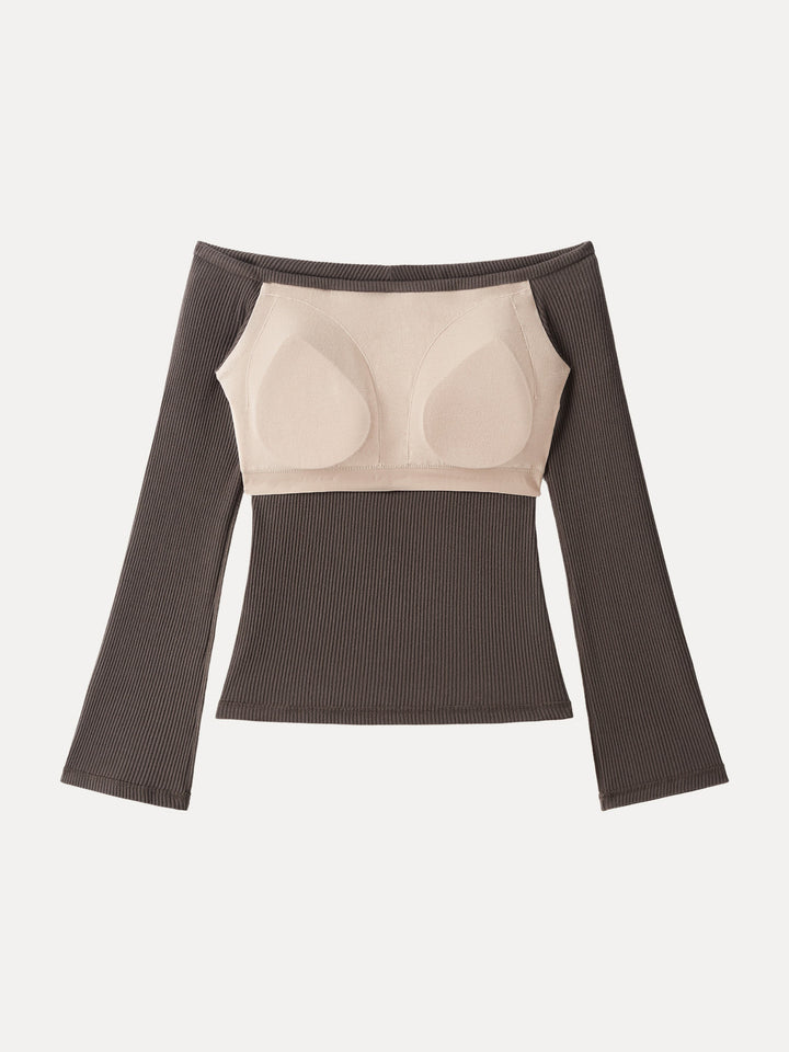 Naadmaastricht | Antislip BH met Metaalketting-Detail en Open Schouders