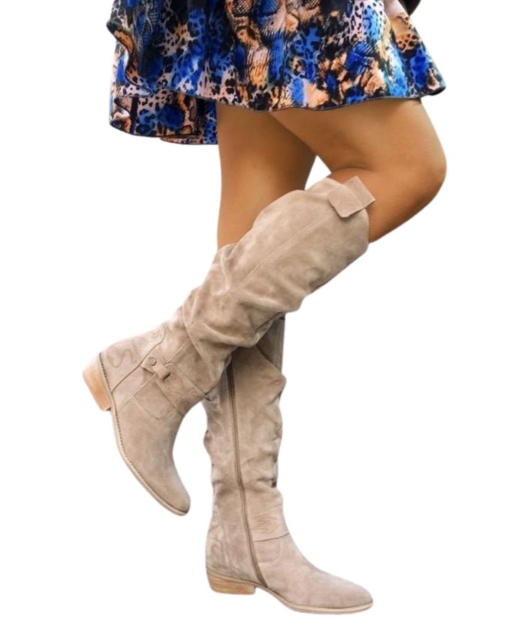 Naadmaastricht | Lina – Comfortabele, Warme Suèdine Laarzen voor Dames