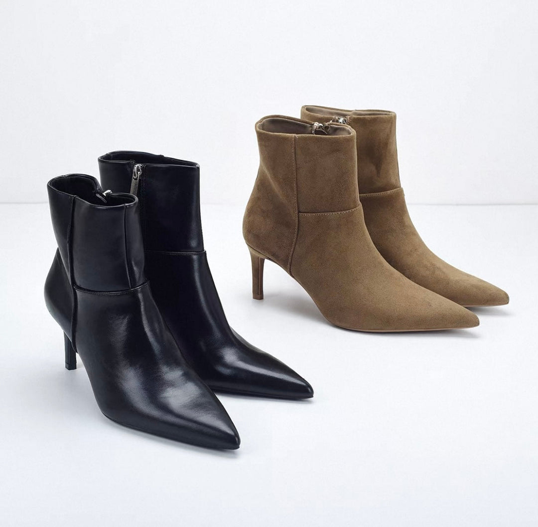 Naadmaastricht | Enkellaarsje met Kantdetails & Zijsrits