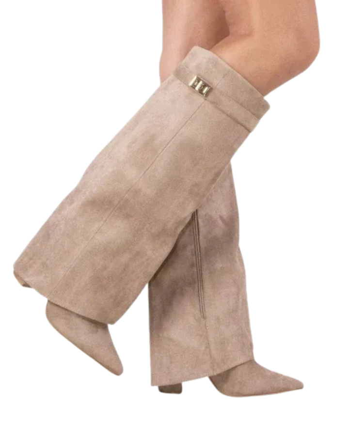 Naadmaastricht | Zohra Hoge Laarzen met Omslag