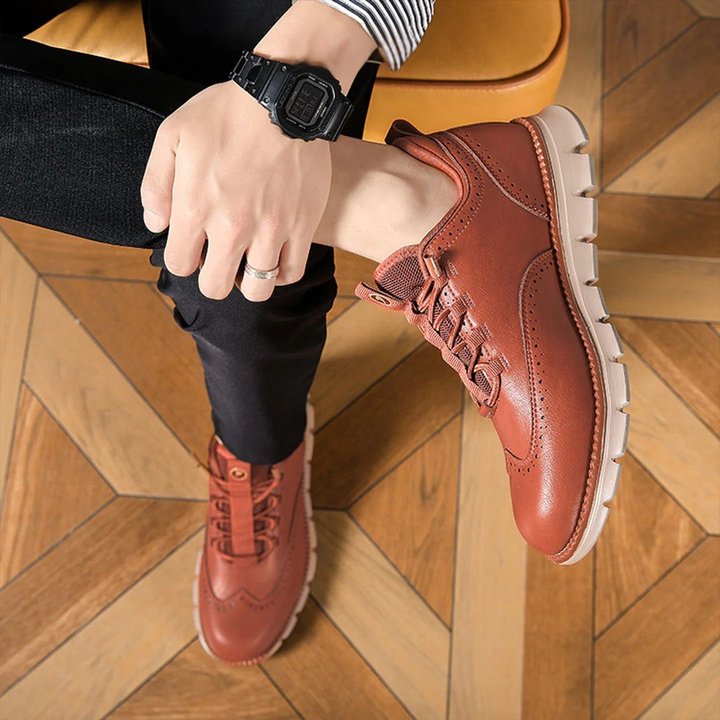 Naadmaastricht | Elegante Italiaanse Leren Schoenen Portland