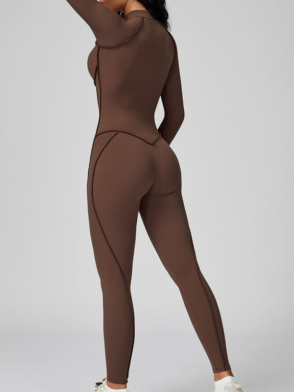 Naadmaastricht | Jumpsuit met Ritssluiting en Gestikte Details