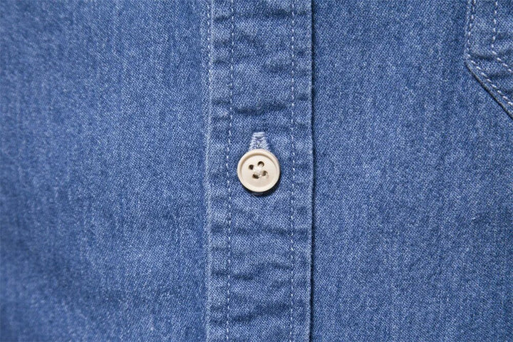 Naadmaastricht | Denim Overhemd voor Heren Jonah