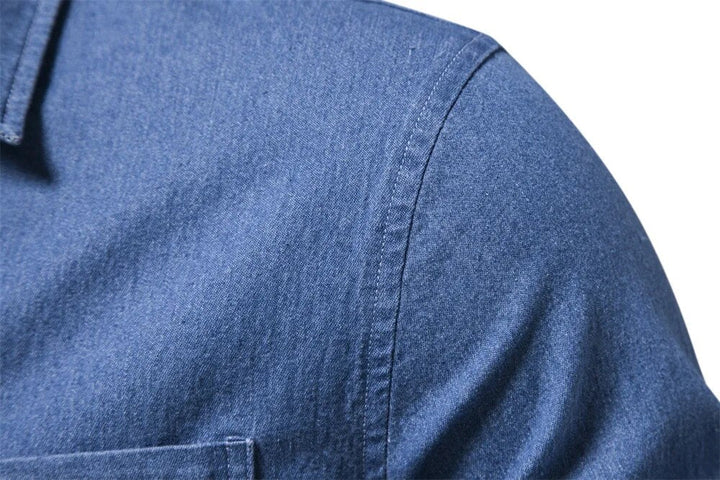 Naadmaastricht | Denim Overhemd voor Heren Jonah