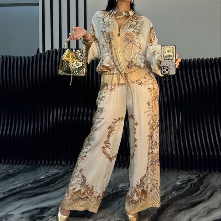 Naadmaastricht | Set van satijnachtige sportstof