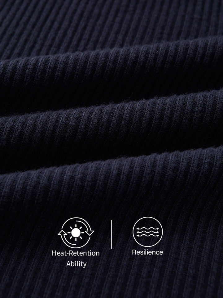 Naadmaastricht | Geribd Langshirt met Colkraag