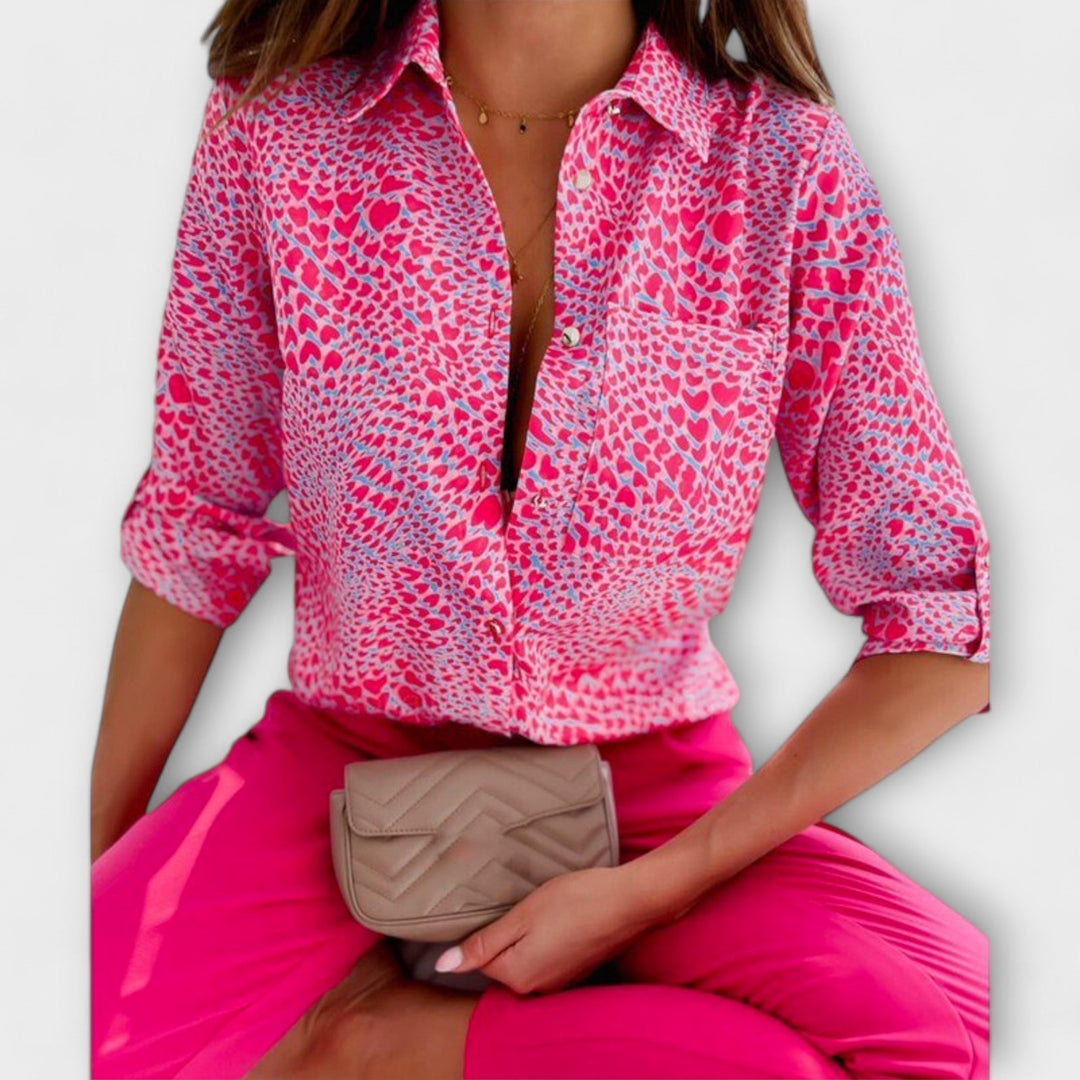 Naadmaastricht | Blouse met Klassieke Kraag