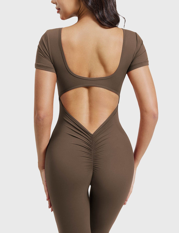 Naadmaastricht | Jumpsuit Lizvette met Korte Mouwen