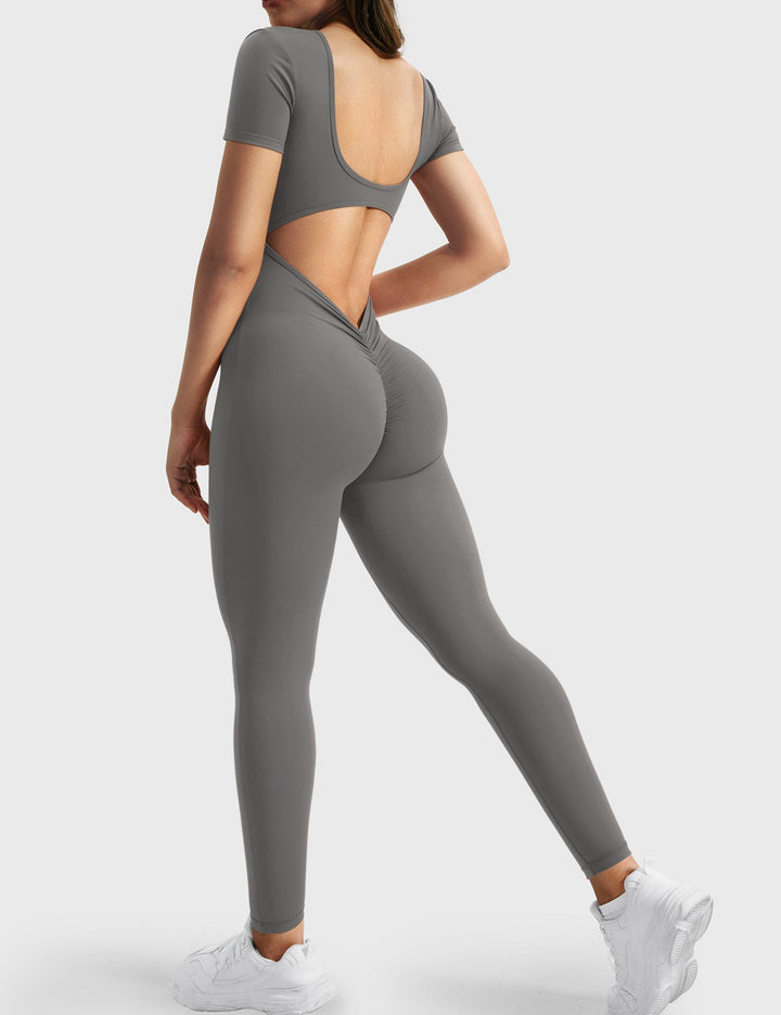 Naadmaastricht | Jumpsuit Lizvette met Korte Mouwen