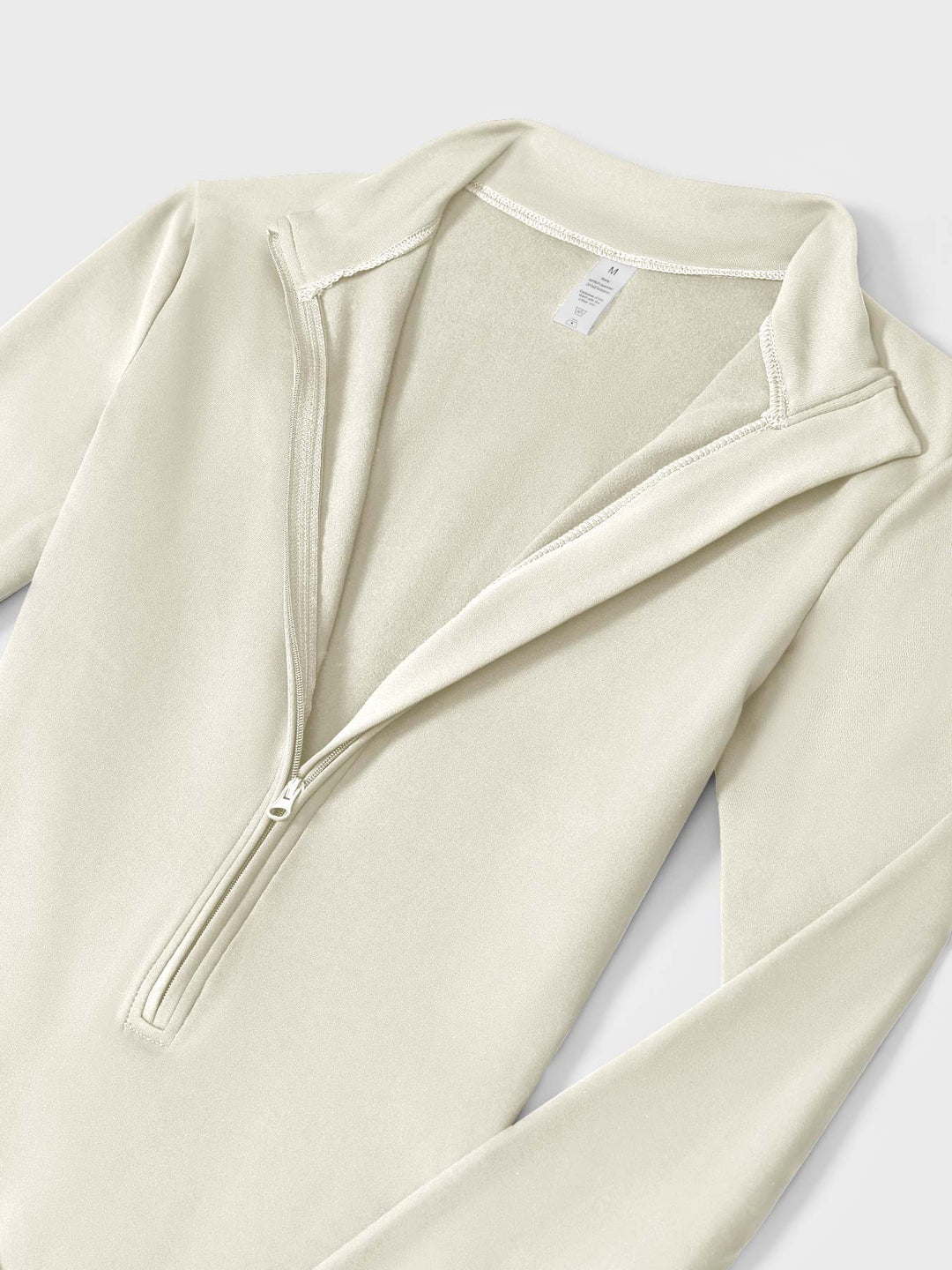 Naadmaastricht Fleece Ritssluiting Jumpsuit met Lange Mouwen