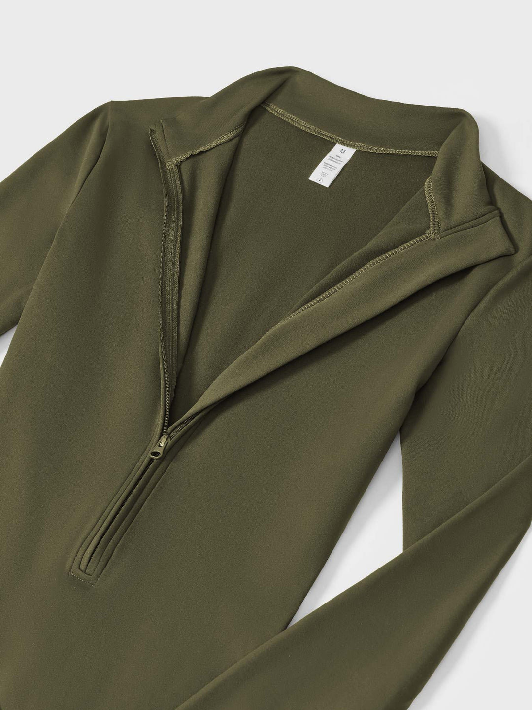 Naadmaastricht Fleece Ritssluiting Jumpsuit met Lange Mouwen