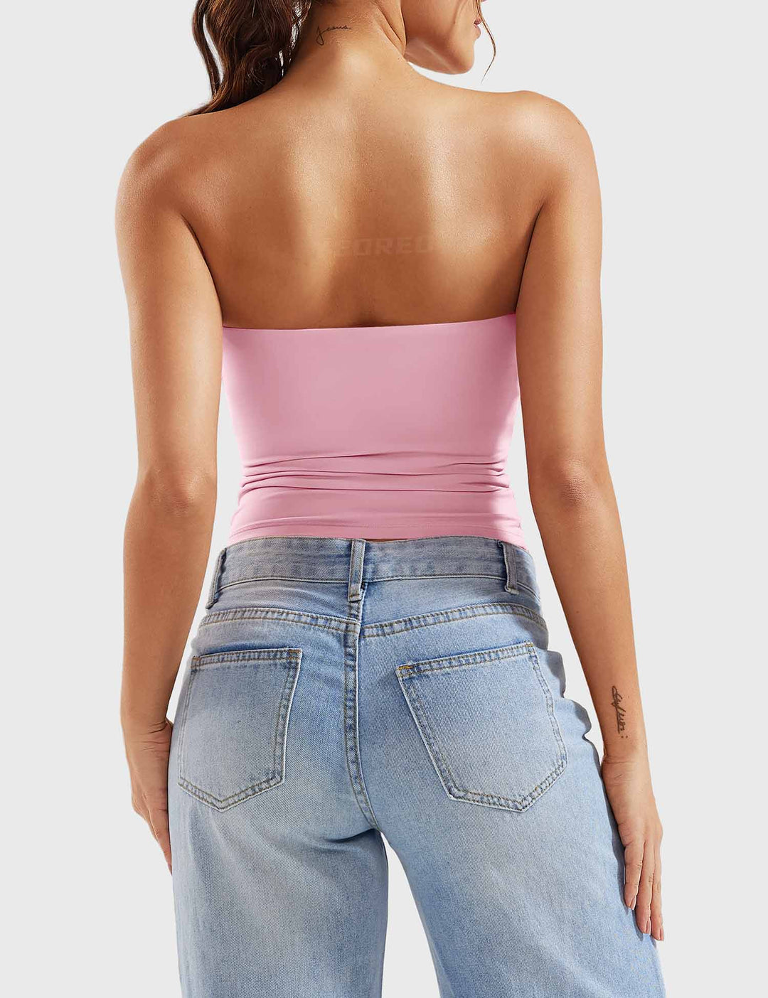 Naadmaastricht | Dubbel gevoerde tube top Sophie