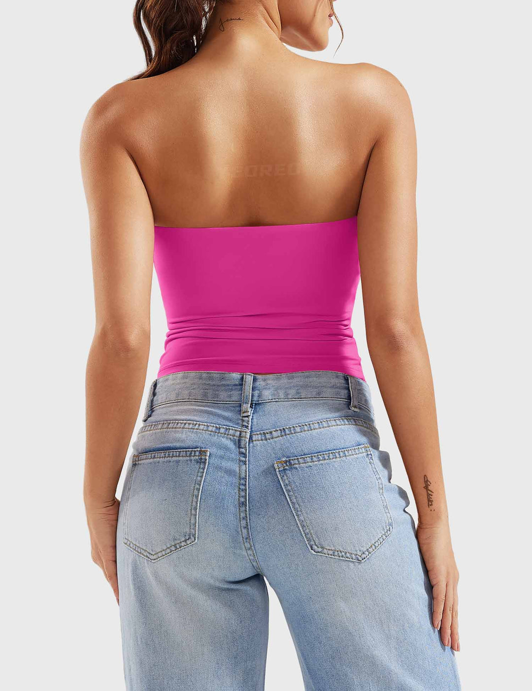 Naadmaastricht | Dubbel gevoerde tube top Sophie