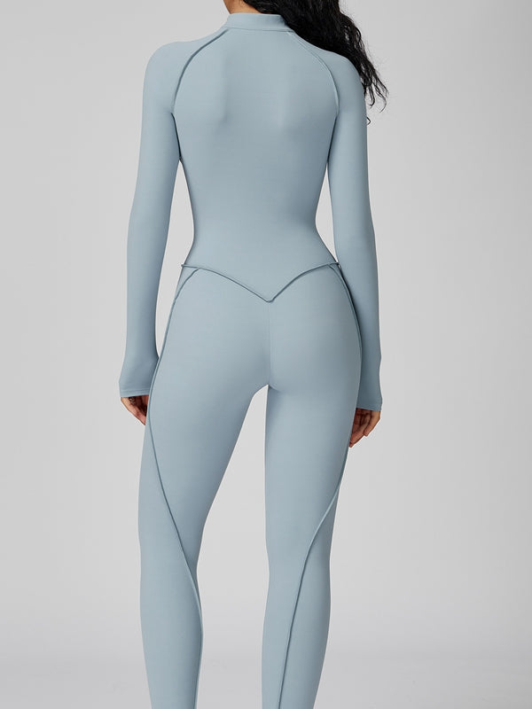 Naadmaastricht | Jumpsuit met Ritssluiting en Gestikte Details