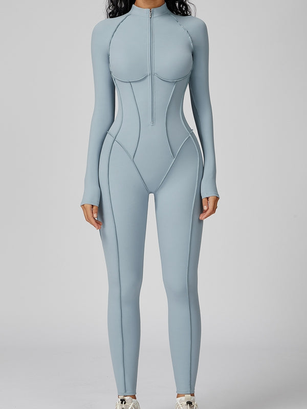 Naadmaastricht | Jumpsuit met Ritssluiting en Gestikte Details