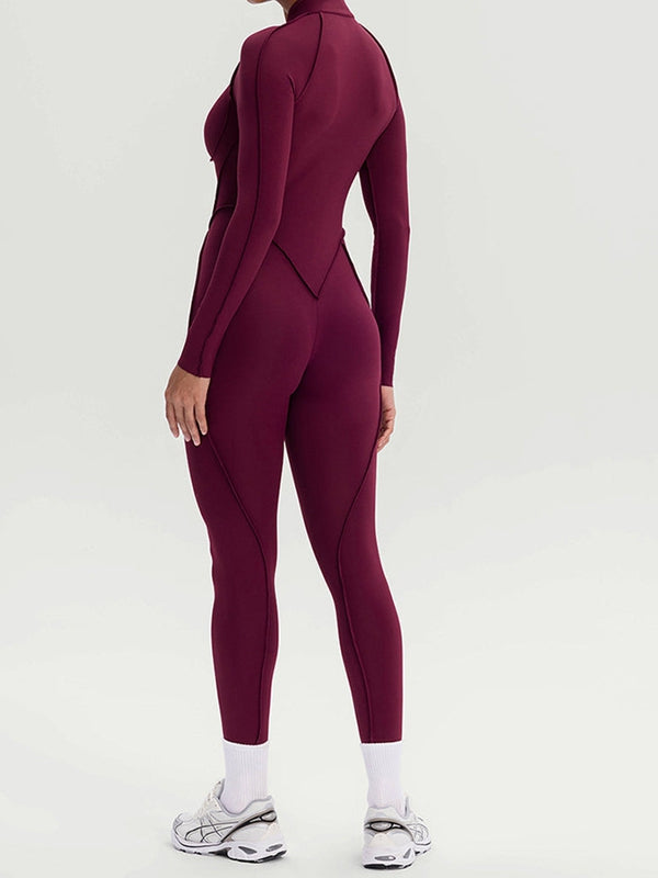 Naadmaastricht | Jumpsuit met Ritssluiting en Gestikte Details