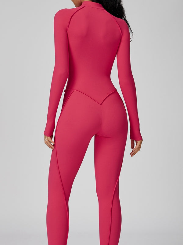 Naadmaastricht | Jumpsuit met Ritssluiting en Gestikte Details