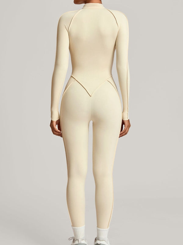 Naadmaastricht | Jumpsuit met Ritssluiting en Gestikte Details