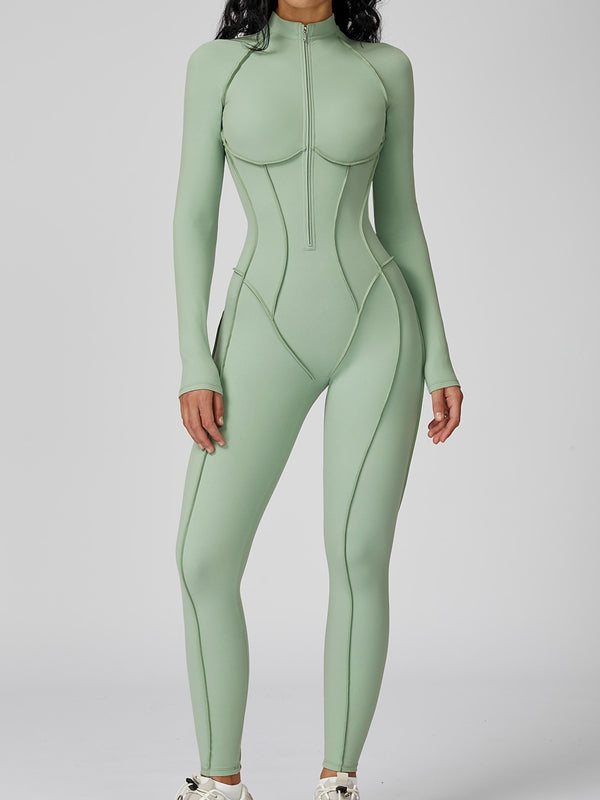 Naadmaastricht | Jumpsuit met Ritssluiting en Gestikte Details