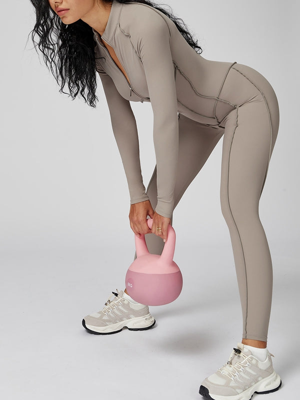 Naadmaastricht | Jumpsuit met Ritssluiting en Gestikte Details