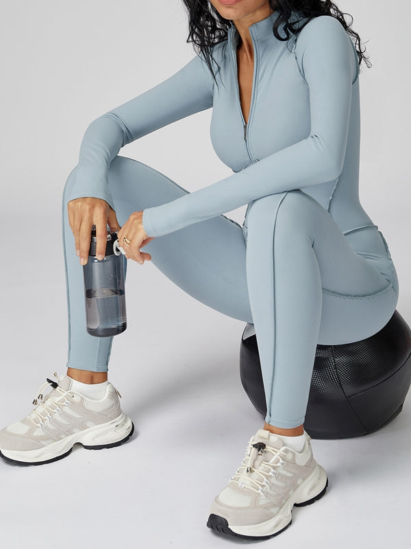 Naadmaastricht | Jumpsuit met Ritssluiting en Gestikte Details